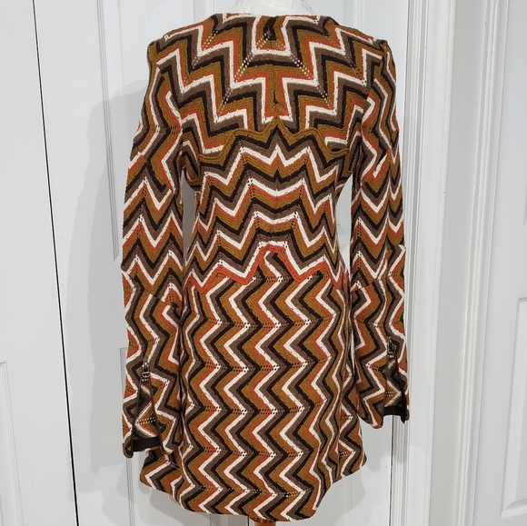 Host Picked - Free People "Rhiannon" Chevron Sweater Dress NWOT - Picture 11 of 15